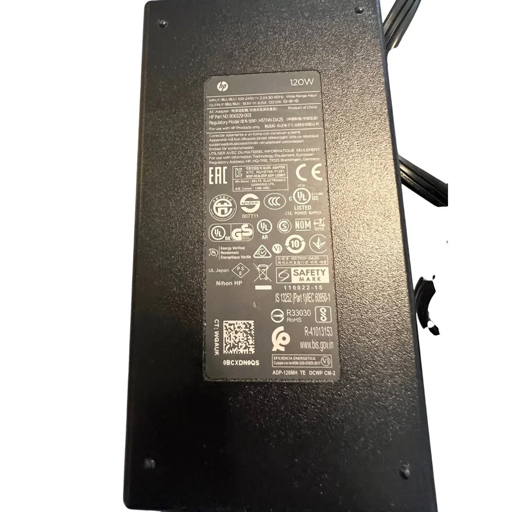HP Thunderbolt Dock‎ 120W G2 HSN-IX01 2UK37UT#ABA with AC Adapter Black